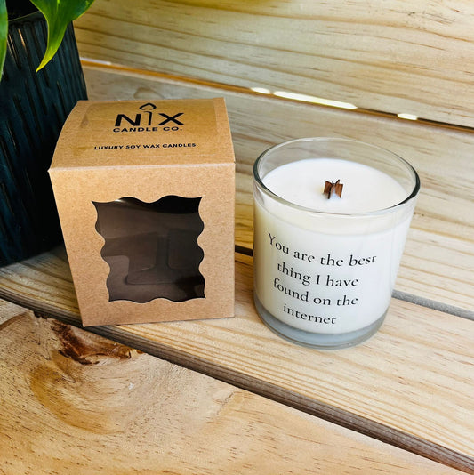 Soy Wax Candle - Best Thing on the Internet