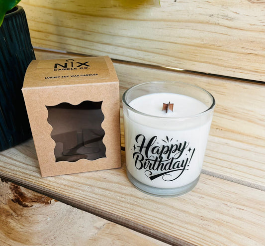 Soy Wax Candle - Happy Birthday