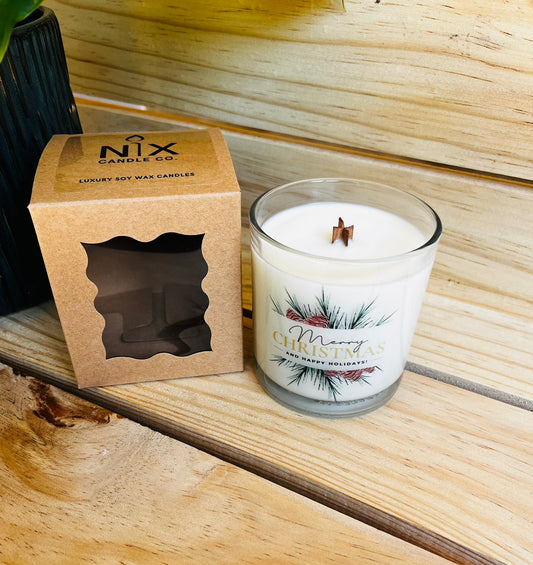 Soy Wax Candle - Happy Holidays