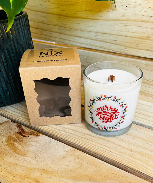 Soy Wax Candle - Merry and Bright
