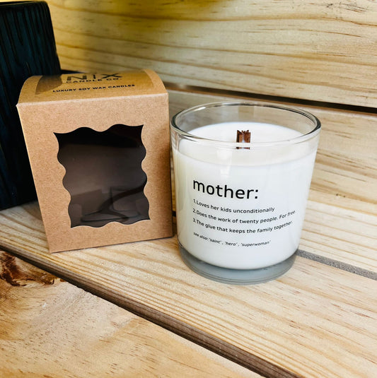 Soy Wax Candle - Mother Definition
