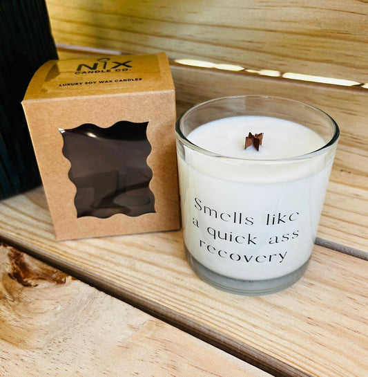 Soy Wax Candle - Quick Ass Recovery