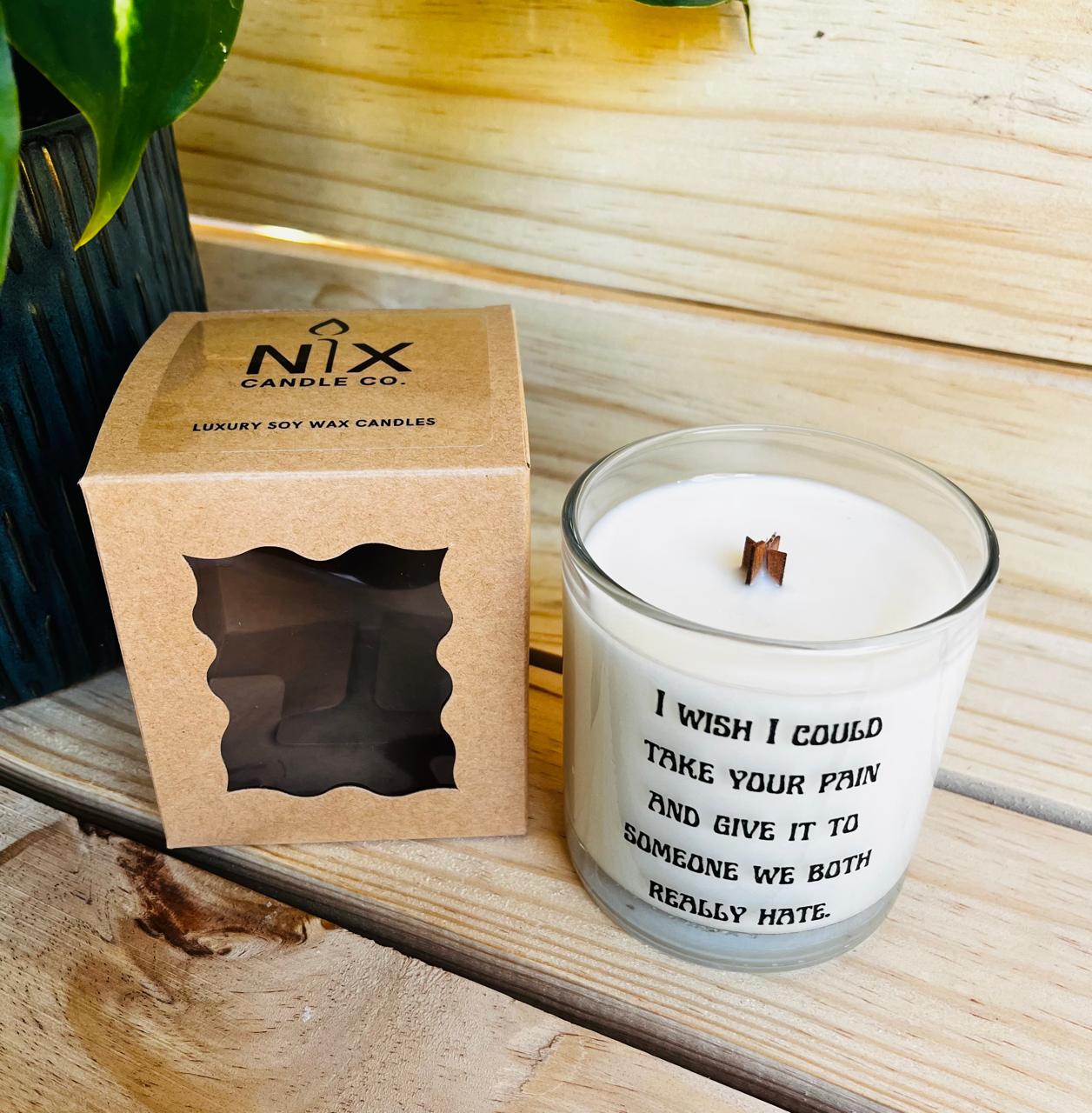 Soy Wax Candle - Take Your Pain