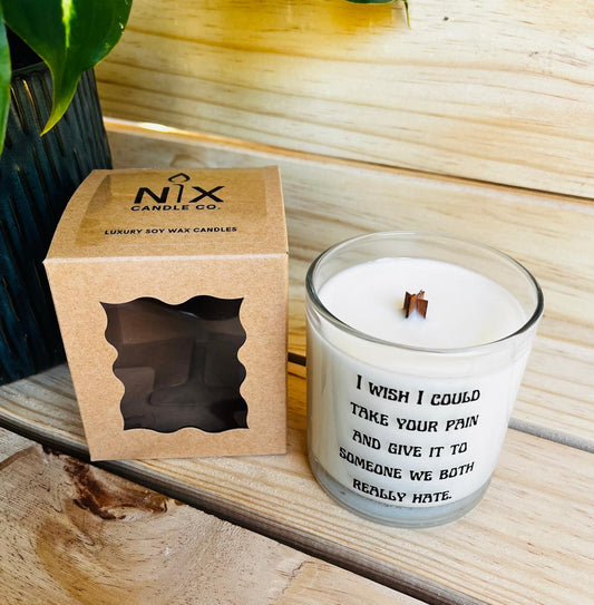 Soy Wax Candle - Take Your Pain