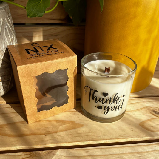 Soy Wax Candle - Thank you