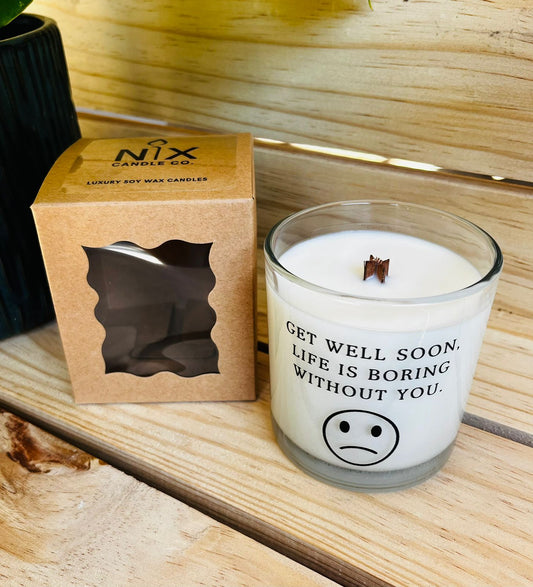Soy Wax Candle - Get Well Soon