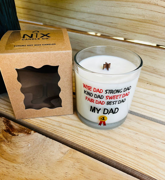 Soy Wax Candle - My Dad