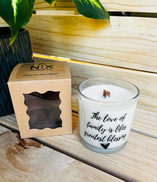 Soy Wax Candle - The Love of Family