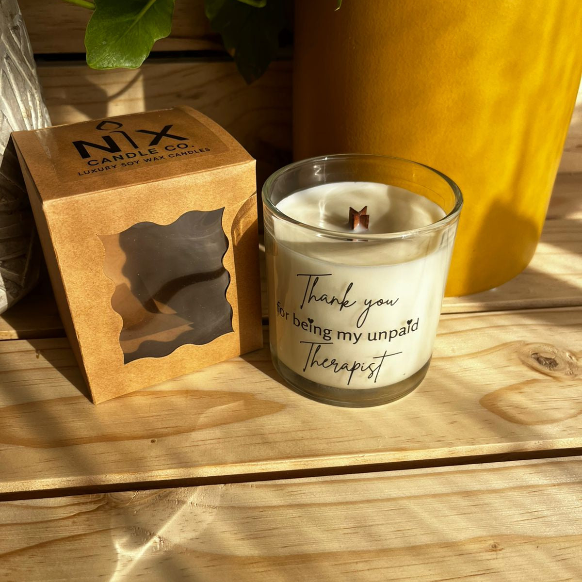 Soy Wax Candle - Unpaid Therapist